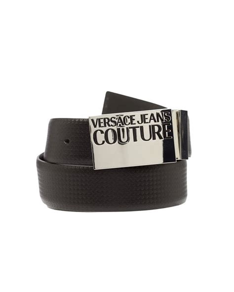 versace jeans logo buckle belt|versace belt clearance.